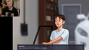 Teen Avoids Embarrassing Moment with Mommy Teacher in Shower Cumshot