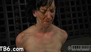 Intensive caning for worthless hottie in bdsm scene