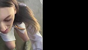 ki-sim meeting a stranger on the street not fake