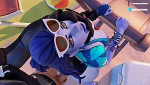 Saveass Rule34 Compilation Overwatch - Brigitte Widowmaker Mercy Pharah Kiriko Atomic Heart