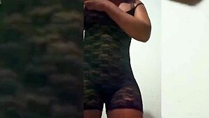 cute latina model shows off tits and ass in uncensored solo anime style 😏