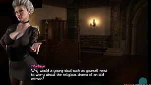 horny milf sucks cock in treasure of nadia roleplay