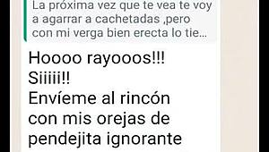 Colegiala begs to improve her grade in web chat