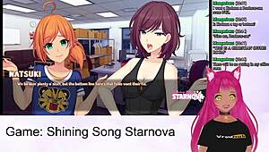 vtuber lewdneko plays shining song starnova mariya route in wild hentai game