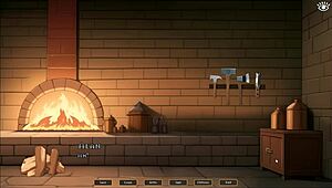 oh man, tomboy love in forge hentai game ep 2, risky bj under table public