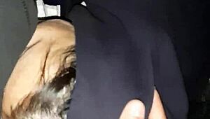 first lured my neighbor with flowers, then fucked her mouth hard for wild orgasm