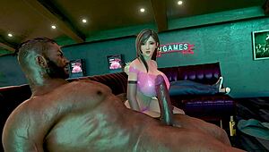 animation with suggestive cartoon vibes