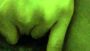 Heaven home alone fingers her ebony pussy in solo masturbation