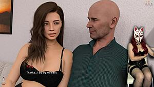 Steps Of Debauchery 36 - College Girl Flashes Skirt For Wild Action