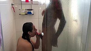 Good Cuckold Action! Let The Best Friend Fuck The Wife's Big Ass First, Then He Pounds Her Hard In The Bathroom With A Young Guy!