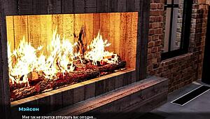 Blonde In Threesome Pussy Action