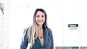 PropertySex Agent with Big Tits Bangs Client in Hardcore POV Oral Scene