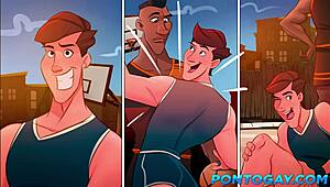 feeling the biggest cocks in gay cartoon basketball stars