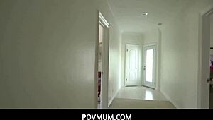 Povmum step mother gets frisky when husband’s away from home.