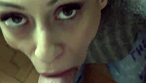 candie cross, wanna drop on your knees for a facial blowjob quickie?