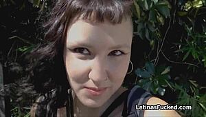 Pov Pounding Of Tattooed Latina Amateur Teen For Cash In Bikini