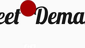 The appliance repair guy has a foot fetish and gets a footjob from the homeowner