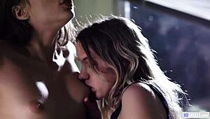 Teen Lesbian Tricked by Spoiled Bitch into Naughty Play