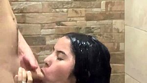 Young girl and her best friend have sex in the bathroom