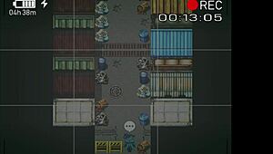 witch in debts takes monster cock blowbang and assfucking in anime game 😈