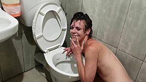 I’m a toilet slut pissing on my face in humiliation