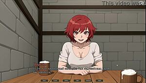 oh man, tomboy love in forge hentai game ep 2, risky bj under table public