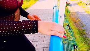 Latina Milf Meets Guy In Park For Public Doggystyle Without Condom