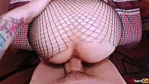 Rough doggystyle pounding leads to huge creampie in gripping pussy