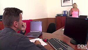 gorgeous office sluts eating pussy, caught and fucked hard now?