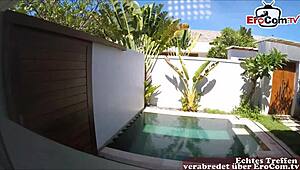 this young slim blonde teen is doing her first user meeting