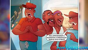 feeling the biggest cocks in gay cartoon basketball stars