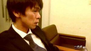 Ryoko Murakami, busty Japanese boss, dominates in steamy office blowjob