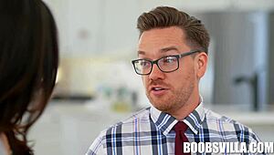 Eliza Ibarra feels the passion with her teacher Kyle Mason.