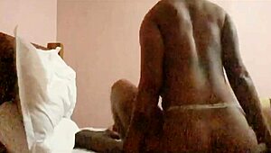 Sexy ebony step mom riding big black cock. Preview of intense quickie action.