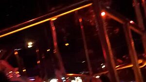 frankie tears stockings in hot retro striptease