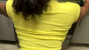 Big booty tranny, you taking that dildo deep or what?