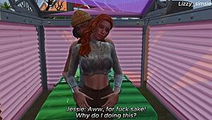 Did you see that innocent redhead fucking bbc on the street in sims 4 3d?