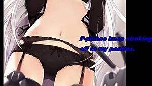 Amatsukaze and Shimakaze give dual jerk off instructions in anime hentai.