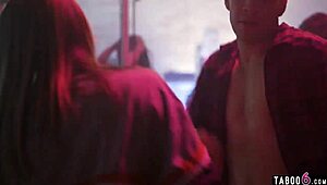 latina college teen alina lopez at party thinks she’s a guy. wild oral fun unfolds