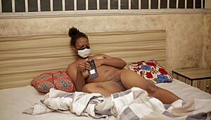 She Came Back From Work And Was Fucked By An Arm Rubber