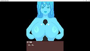 how to train this slime with big tits?