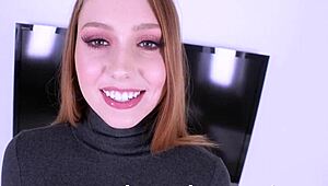 Arietta Adams and Grae Stoke give horny POV blowjobs