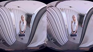 Virtualrealporn doorstep seller in 3D porn.