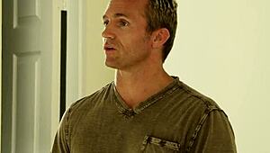 cute blonde riley steele gets hugged by her step dad