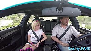 amateur teen 18+ in stockings fucks passionately in doggystyle and cowgirl