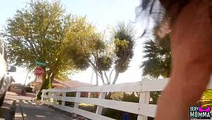 sexy momma - stepmom ava takes taylor trick or treating. they get into 69 and lingerie play.