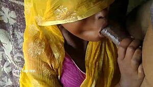 desi indian wife and husband engage in intimate session together