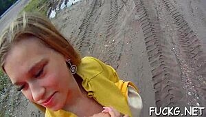 mature sweetheart licks balls and sucks cock on hidden cam while bent over