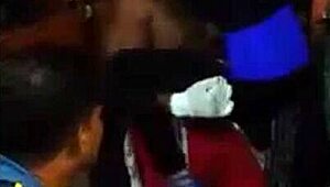 Discover a venezuelan stripper in a lively rumba performance