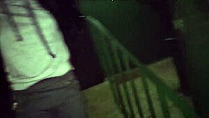 i watch this kinky stepdaughter gettin shafted hard outdoor in doggystyle